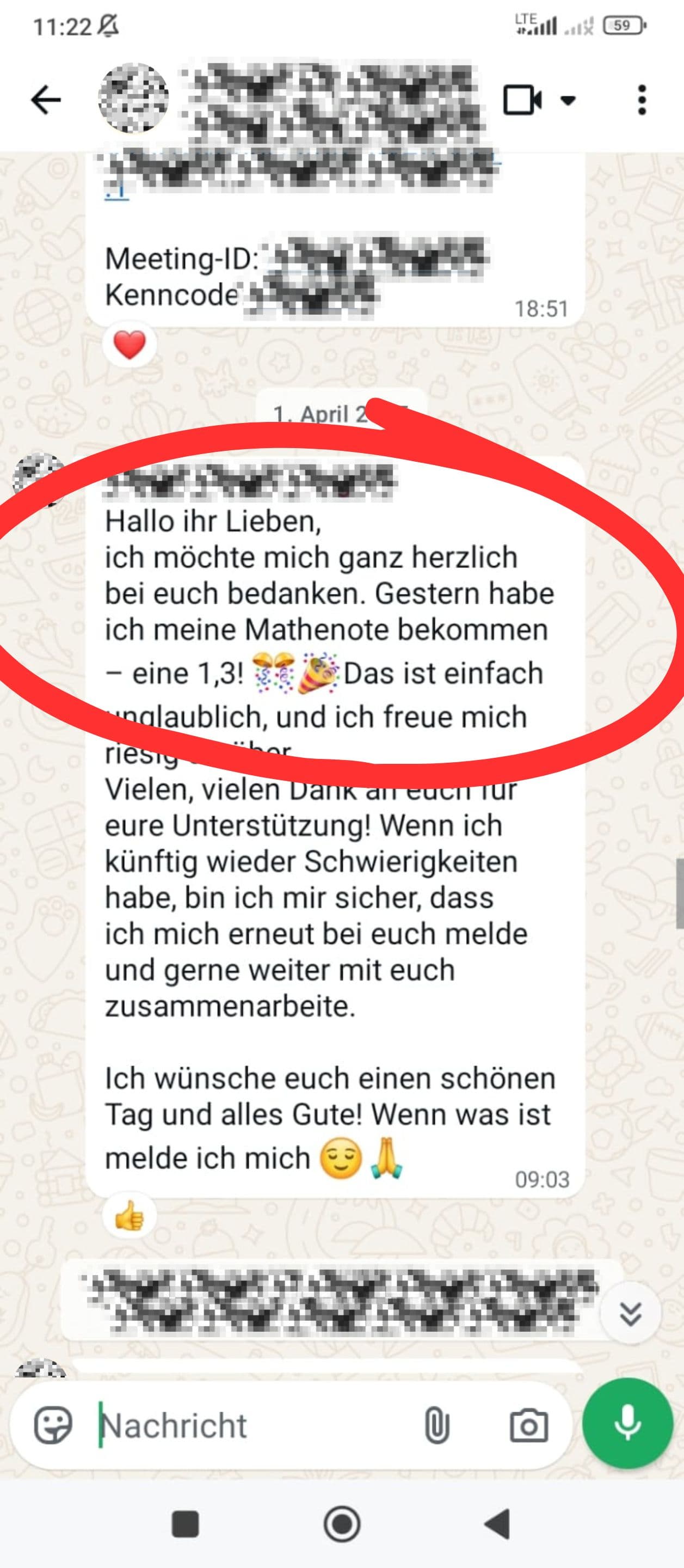 Rückmeldung 6